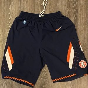 Vintage Nike Illinois Basketball Shorts Medium